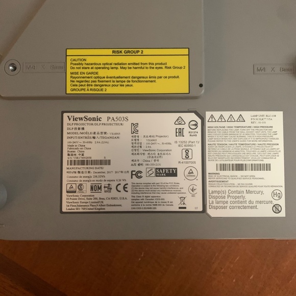 Viewsonic Projector - Picture 2 of 2